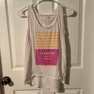 3/$12! Old Navy / Laughter is Always a Good Idea Tank Top